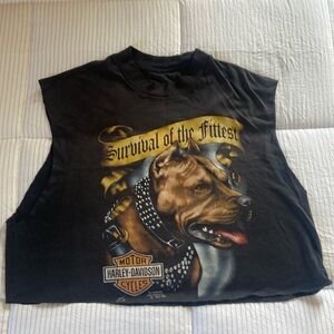 Harley Cropped T-shirt